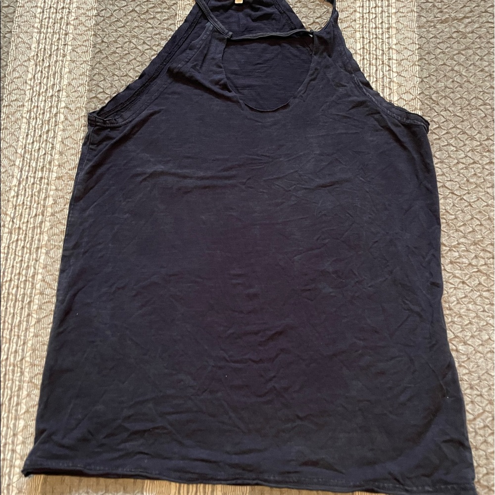 Gilded Intent Tank with Key-Hole detail Neckline